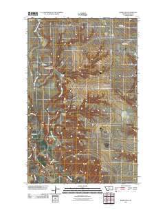 Rabbit Hills 2011 topographic map thumbnail