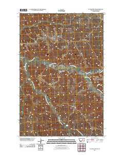 Cap Rock Butte 2011 topographic map thumbnail