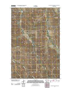 Big Sheep Mountain NW 2011 topographic map thumbnail