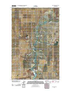 Box Elder 2011 topographic map thumbnail