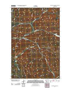 Belmore Sloughs 2011 topographic map thumbnail