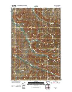 Belt NE 2011 topographic map thumbnail