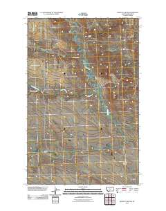 Bennett Lake NW 2011 topographic map thumbnail