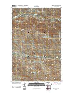 Billick Coulee 2011 topographic map thumbnail