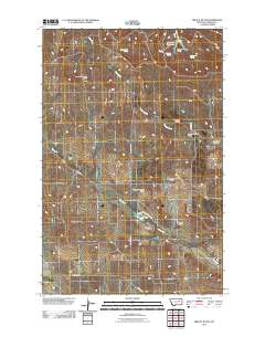 Biscuit Butte 2011 topographic map thumbnail