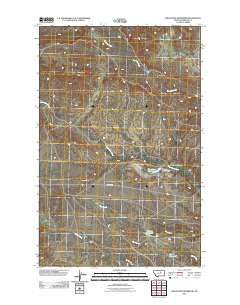 Bison Bone Reservoir 2011 topographic map thumbnail