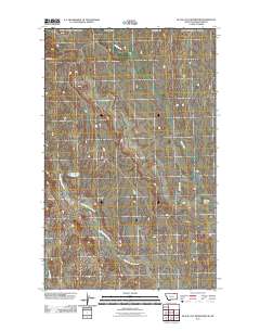 Black Calf Reservoir 2011 topographic map thumbnail