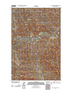 Black John Coulee 2011 topographic map thumbnail