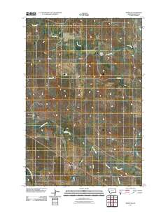 Baker NW 2011 topographic map thumbnail