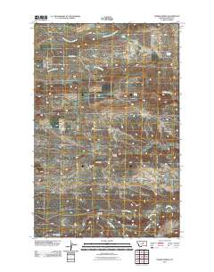Bakers Spring 2011 topographic map thumbnail