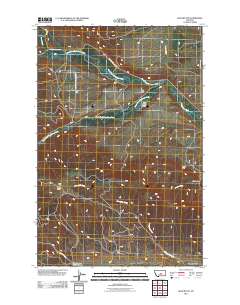 Bald Butte 2011 topographic map thumbnail