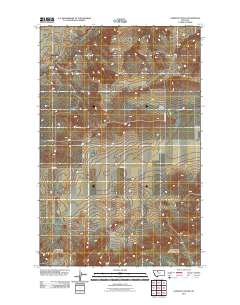 Carlson Coulee 2011 topographic map thumbnail
