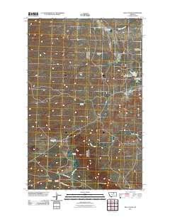 Ball Coulee 2011 topographic map thumbnail