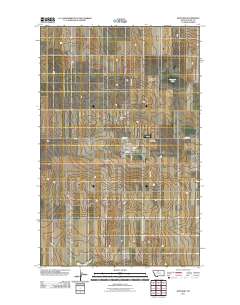 Rudyard 2011 topographic map thumbnail