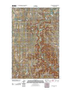 Papoose Hills 2011 topographic map thumbnail