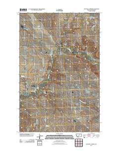Mitchell Corner 2011 topographic map thumbnail