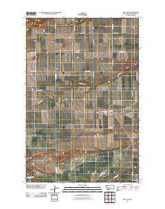 Moccasin 2011 topographic map thumbnail