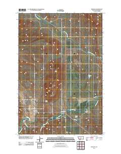 Ringling 2011 topographic map thumbnail