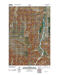 Norris NE 2011 topographic map thumbnail