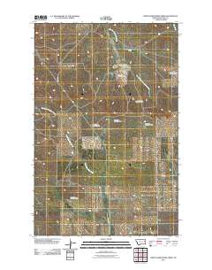 North Fork Horse Creek 2011 topographic map thumbnail