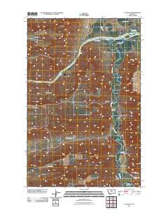 P N Ranch 2011 topographic map thumbnail