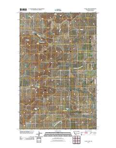 O'Juel Lake 2011 topographic map thumbnail