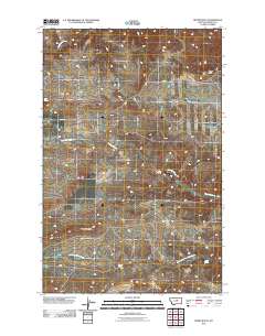 Reppe Butte 2011 topographic map thumbnail