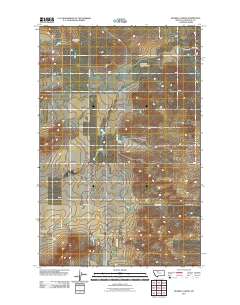 Russell Chapel 2011 topographic map thumbnail