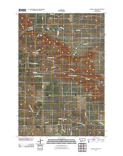 Russell Gulch 2011 topographic map thumbnail