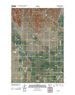 Parker 2011 topographic map thumbnail