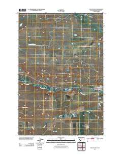 Ryegate West 2011 topographic map thumbnail
