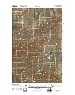 Sayer Butte 2011 topographic map thumbnail
