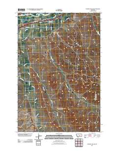 Pompeys Pillar 2011 topographic map thumbnail