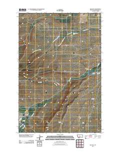 Red Hill 2011 topographic map thumbnail