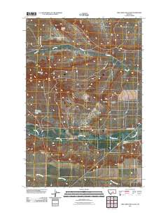 Pike Creek Hills East 2011 topographic map thumbnail