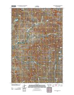 Rough Creek SE 2011 topographic map thumbnail