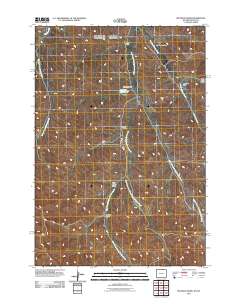 Roundup Draw 2011 topographic map thumbnail