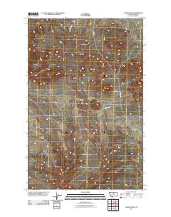 Saddle Rock 2011 topographic map thumbnail