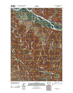 Shane Ridge 2011 topographic map thumbnail