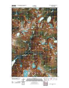 Mount Carter 2011 topographic map thumbnail
