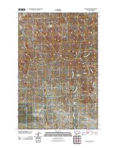 School Butte 2011 topographic map thumbnail
