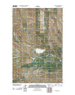 Sharp Lake 2011 topographic map thumbnail