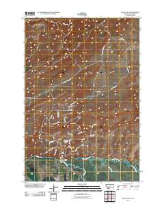 Nixon Gulch 2011 topographic map thumbnail