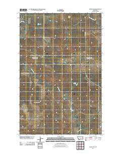 Richey NW 2011 topographic map thumbnail