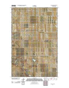 Sage Lake 2011 topographic map thumbnail