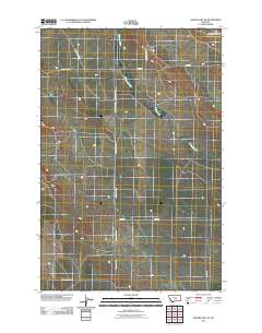 Sahara Hill SE 2011 topographic map thumbnail