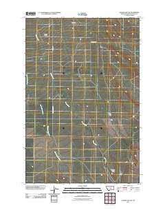 Sahara Hill SW 2011 topographic map thumbnail