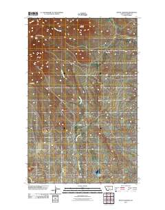 Mount Lebanon 2011 topographic map thumbnail