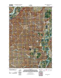 Mission Creek 2011 topographic map thumbnail