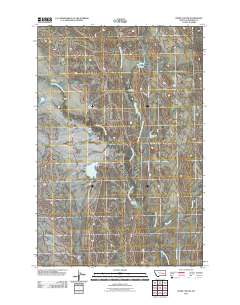 Rudie Coulee 2011 topographic map thumbnail